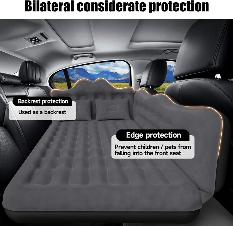 DikaSun Inflatable Car Air Mattress with Pump and Pillows for SUV and Truck - Image 4