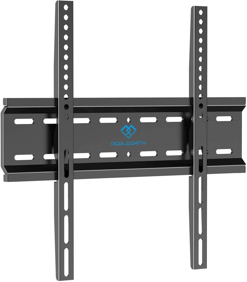 PERLESMITH TV Wall Mount for Most 26-55 Inch Flat & Curved LCD, OLED TVs - TV Bracket with VESA Max 400x400mm Max Capacity 50kg - Image 1