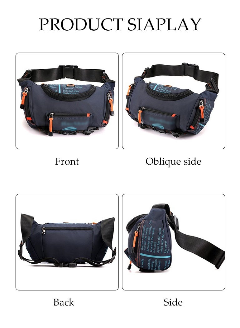 DUNISO Compact Sling Bag for Men, Waterproof Crossbody Bag Chest Bag Shoulder Backpack with Buckle, Waist Bag Everyday Carry Bag for Travel, Work, Sport - Image 4