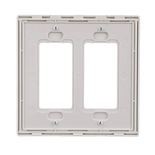 Eaton لوحة حائط مزخرفة بدون براغي Arrow Hart Pjs262، 2 مجموعة، 4-1/2 إنش طول x 4.56 إنش عرض x 0.08 إنش سمك، أبيض - Image 4