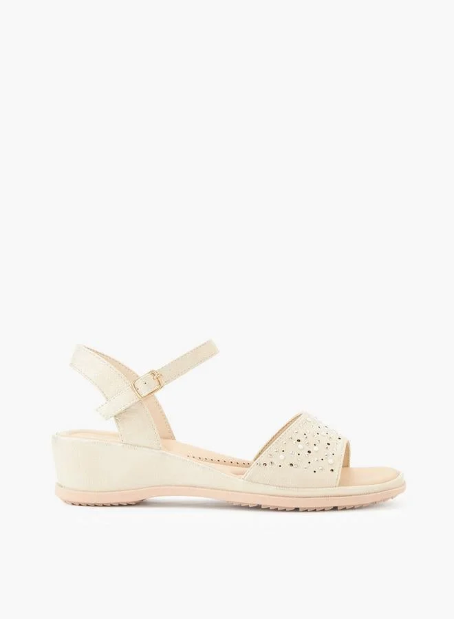 Le Confort Women Embellished Wedge Heel Sandals