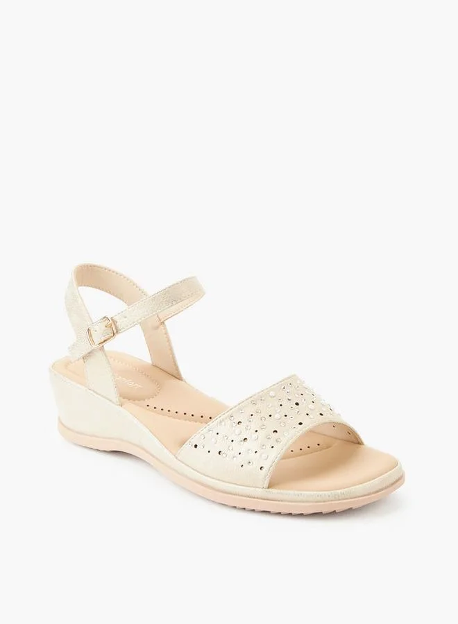 Le Confort Women Embellished Wedge Heel Sandals