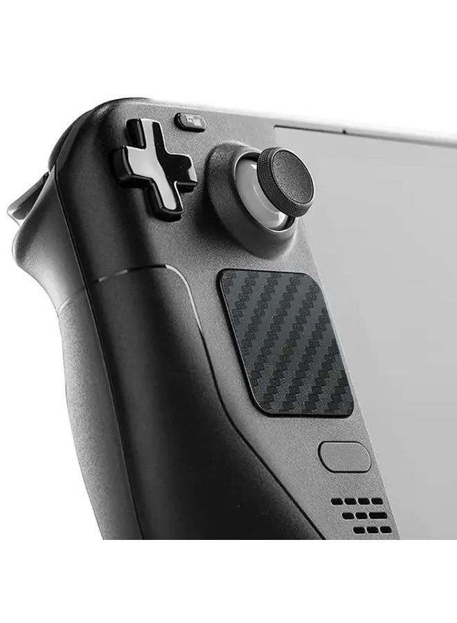 Complete Steam Deck Protection Kit With Carbon White Decal Tempered Glass Screen Protector - Image 3