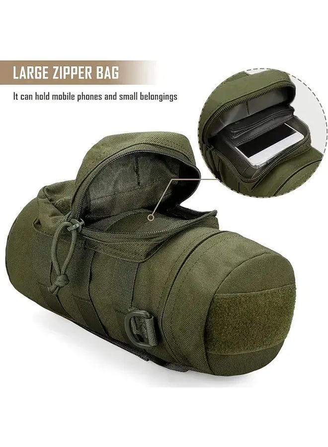 Jungle Numbers Camouflage Tactical Water Bottle Bag Outdoor Hydration Pack Durable Carry Bag - Image 4