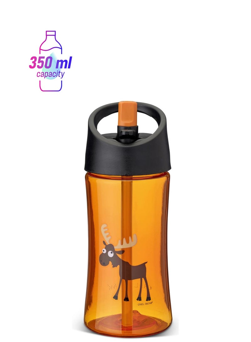 Carl Oscar Sweden Water Bottle Kids 0.35 L - Orange - Image 1