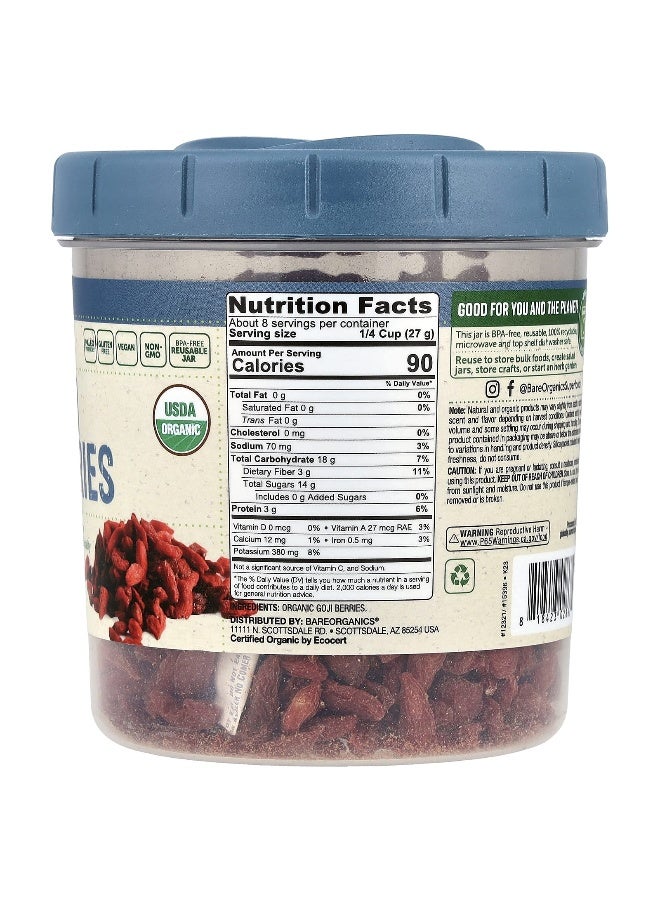 BareOrganics, Organic Goji Berries, 8 oz (227 g) - Image 2