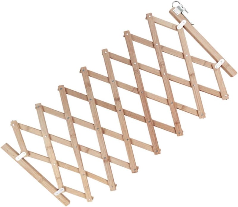 ORFOFE Pet Safety Gate Wooden Dog Isolation Fence Door for Indoor Use Pet Barrier for Hallway and Doorway for Dogs Durable Design - Image 1