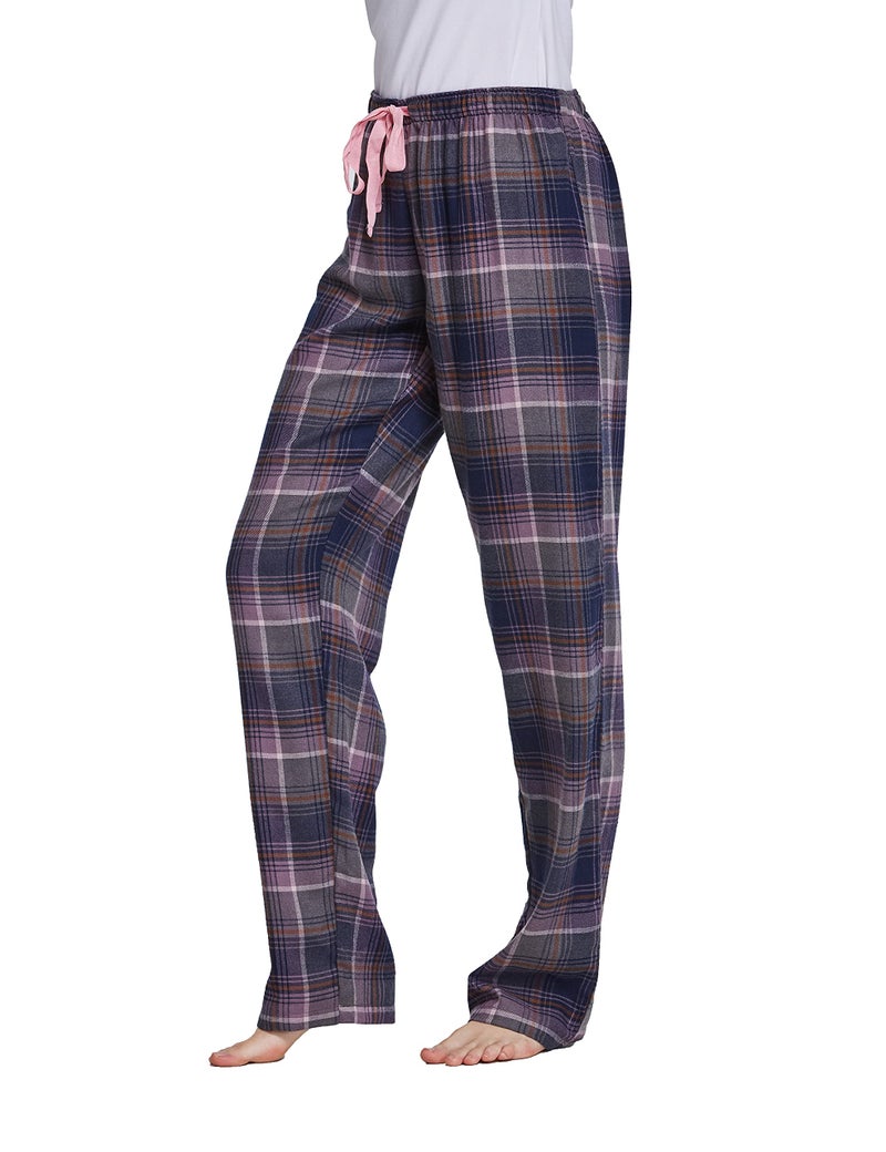 CYZ Women's 100% Cotton Super Soft Flannel Plaid Pajama/Lounge Pants,F2221,Womens Size:Large - Image 2