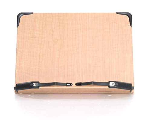 A+ Book Stand BS1500 11.8x8.5 Portable Adjustable Foldable Bookstand Holder for Reading Hands Free Large Thick Heavy Textbooks Cookbooks Tablets - Image 3