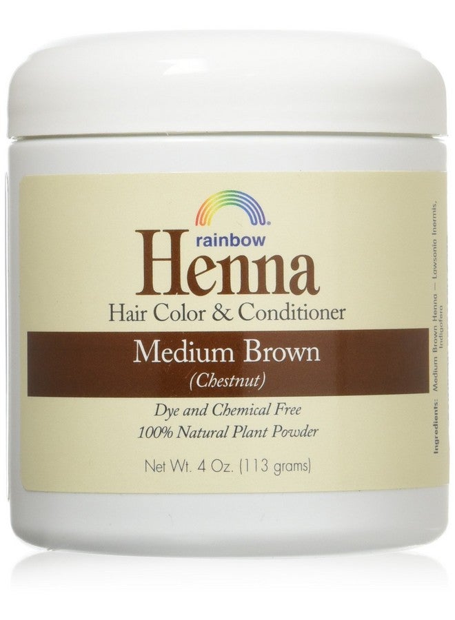 Rainbow Research Henna (Persian) - Med Brown (Chestnut), 4 oz (pack of 2) - Image 1