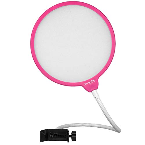 Enabled فلتر بوب استوديو ميكروفون دراجونباد USA 6" مع مشبك - وردي/أبيض - Image 1