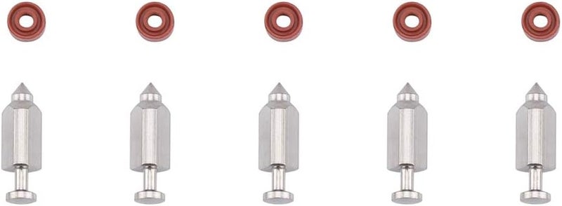 Fdit 5pcs Carburetor Carb Needle Seat Gasket Repair Kit for 398188 Lawn Mower Replacement - Image 3