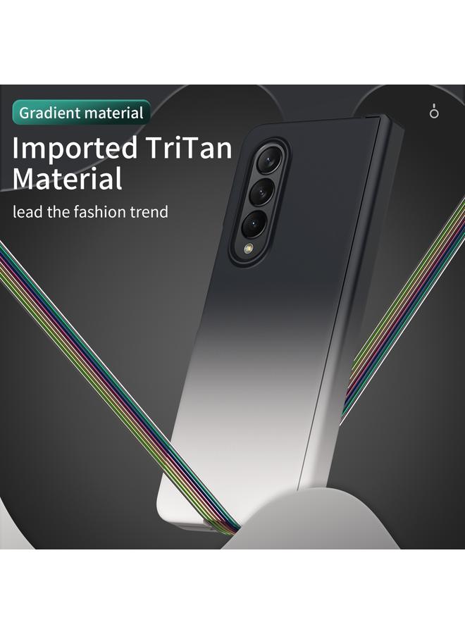 اس-توب جراب لهاتف Samsung Galaxy Z Fold4، جراب هاتف مدمج من مادة فيلمية مقواة متدرجة ملونة - Image 2