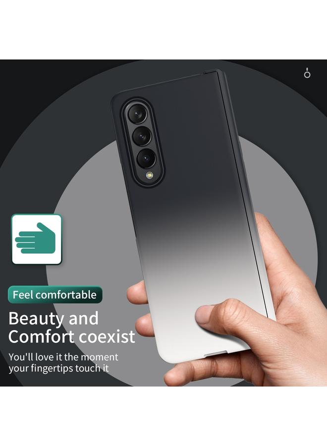 اس-توب جراب لهاتف Samsung Galaxy Z Fold4، جراب هاتف مدمج من مادة فيلمية مقواة متدرجة ملونة - Image 3