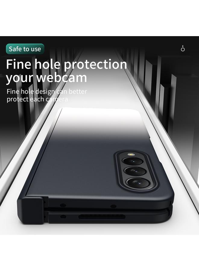 اس-توب جراب لهاتف Samsung Galaxy Z Fold4، جراب هاتف مدمج من مادة فيلمية مقواة متدرجة ملونة - Image 5