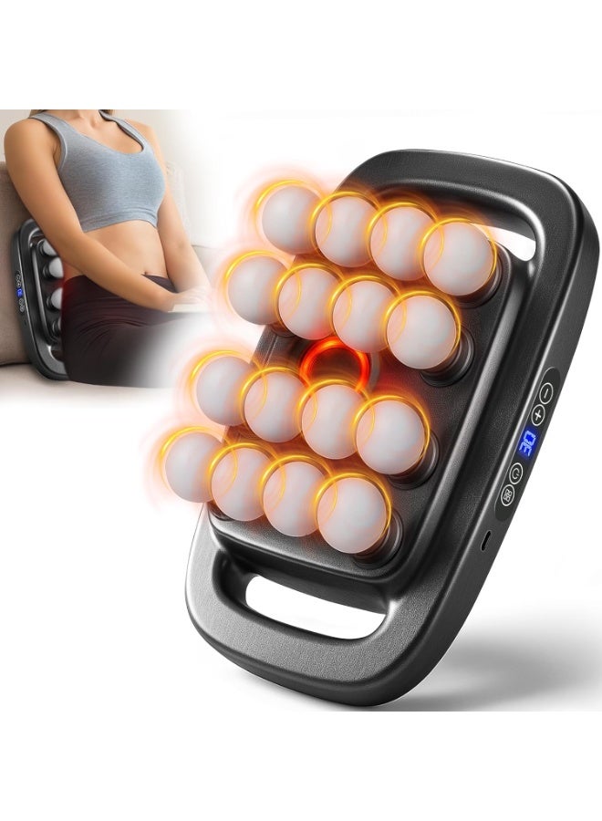 كيلا مجموعة مسدس تدليك مكونة من 8 رؤوس، 16 قطعة، مسدس تدليك الأنسجة العميقة المحمول باليد مع 3 أوضاع و30 شدة، علاج بالضوء الأحمر، جهاز تدليك هادئ بإيقاع للاستخدام المنزلي - Image 1