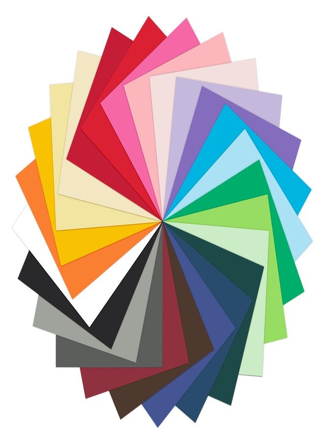 Goefun Colored Cardstock 12x12 Card Stock 25 Assorted Colors, 65 lb Scrapbook Paper for Cricut, Card Making, and DIY Crafts, 100 Pack - Image 1