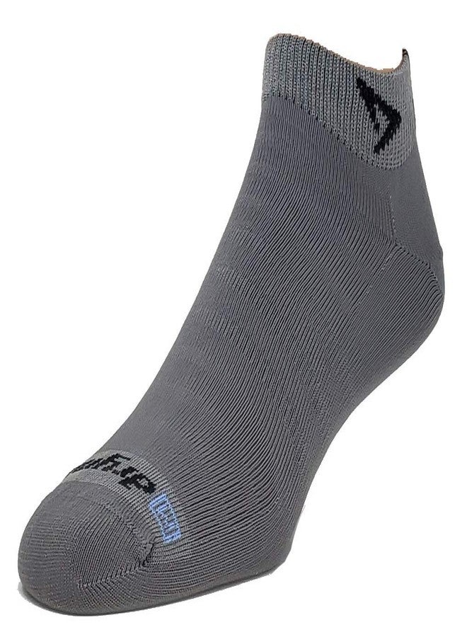 Drymax Hyper Thin™ Running Mini Crew Dark Gray Medium - Image 1