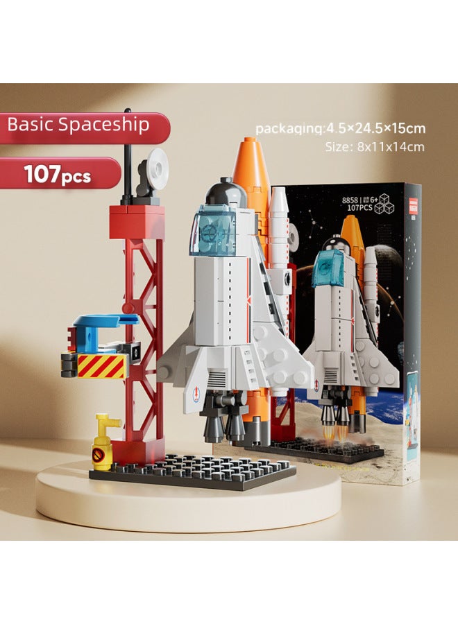 Compatible Lego Assembled Blocks China 8-in -1 Fire Brigade Small Particles Children's Educational Stall Toys And Gifts - Image 3