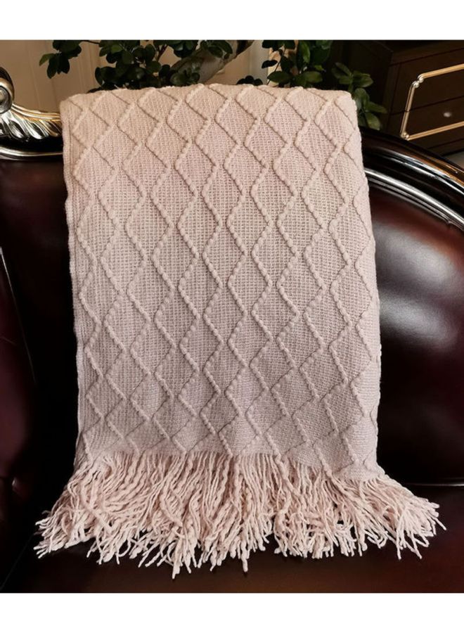 NIBEMINENT Sofa Blanket Combination Peach 127x173cm - Image 1