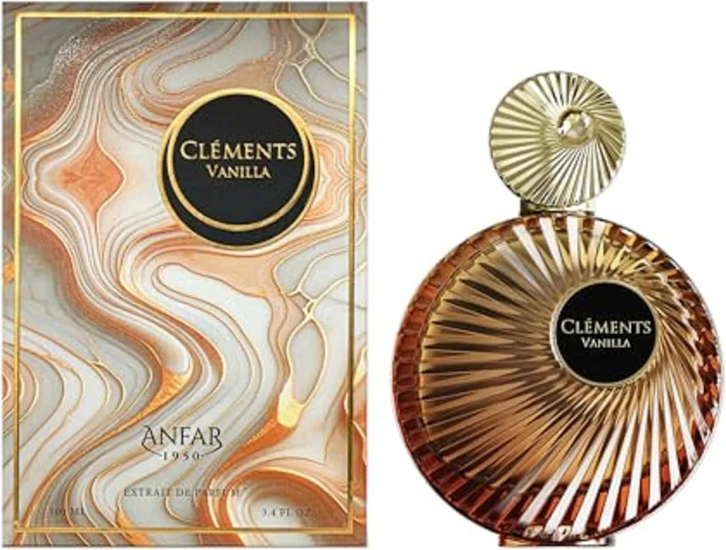 عنفر أنفار كليمنتس فانيلا أو دو بارفان 100 مل – عطر غورماند خشبي للجنسين يدوم طويلاً مع نفحة كريمية