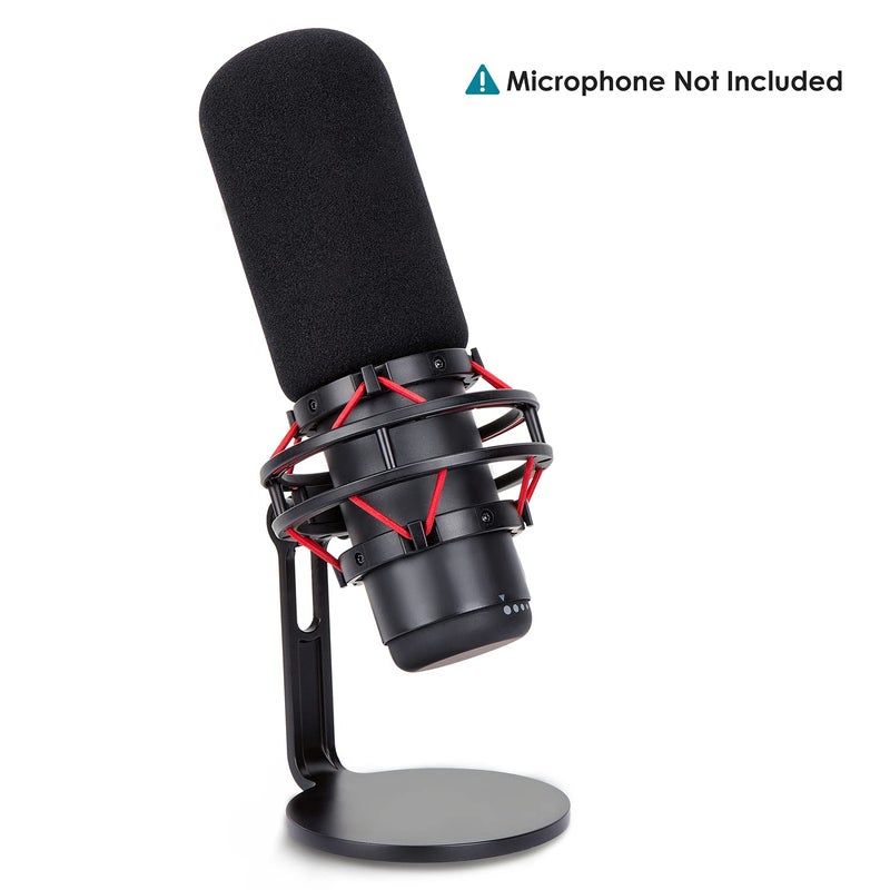 YOUSHARES Mic Windscreen for HyperX QuadCast Microphone, Foam Mic Covers Improve Recording Quality, Professional Hyperx QuadCast Pop Filter - Image 2