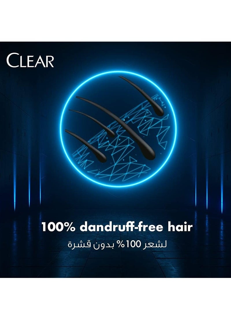 CLEAR Men Charcoal and Mint Anti-Dandruff Shampoo 400 ml - Image 2