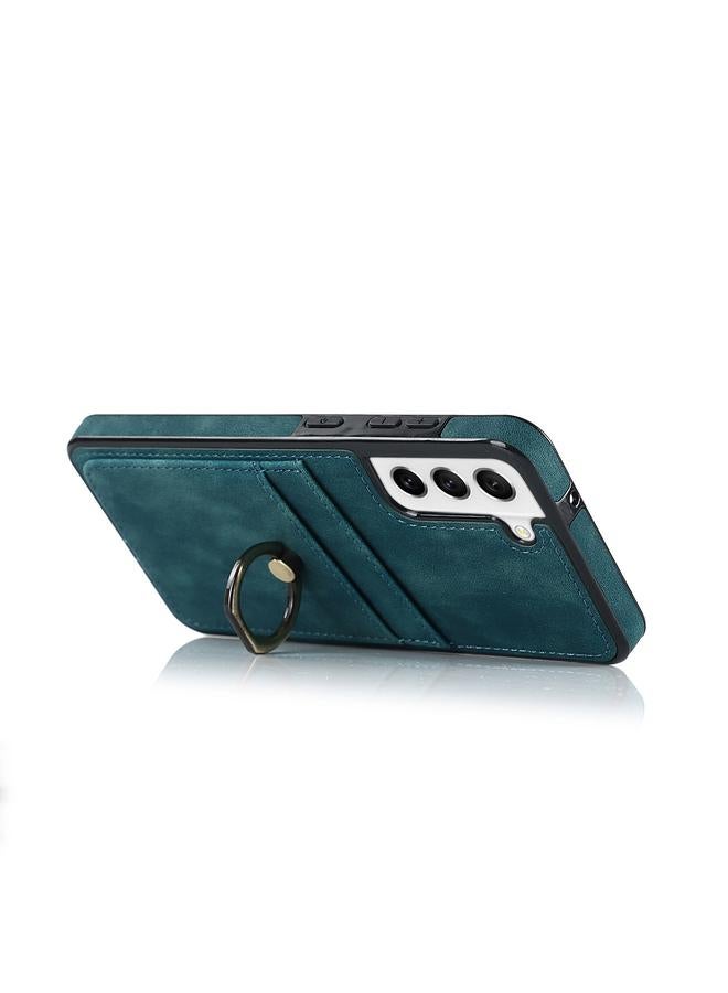 اس-توب جراب لهاتف Samsung Galaxy S21 FE 5G جراب هاتف جلدي عتيق مع حامل حلقي - Image 4