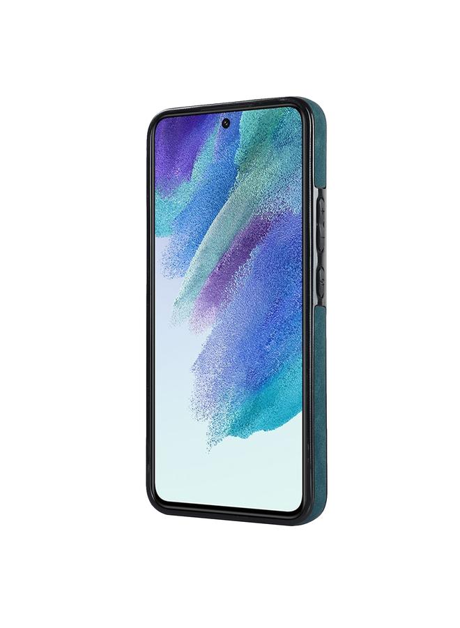 اس-توب جراب لهاتف Samsung Galaxy S21 FE 5G جراب هاتف جلدي عتيق مع حامل حلقي - Image 2