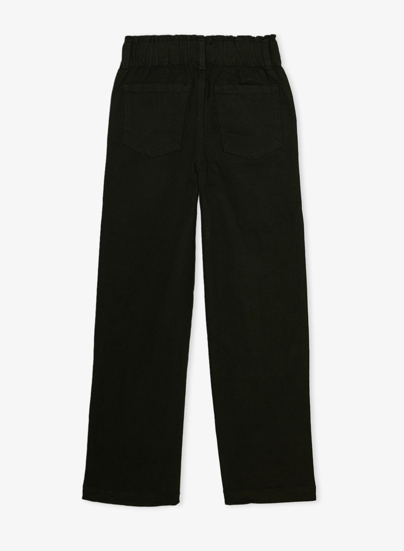 ريبلز مع نمشي بنطلون بناتي مستقيم الساق - Image 2