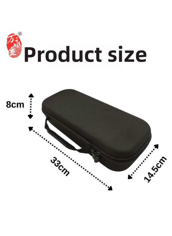Generic For PSP Handheld PlayStation Portal Game Storage Bag PSP Hard Shell Bag Portable Handbag-Model:Black Inner Support (33*14.5 * 8cm)  - Image 3