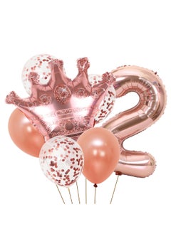 Party Rose Gold 16 Inch Digital Balloon Set One Year Birthday Kids Birthday Party Decoration Balloons 