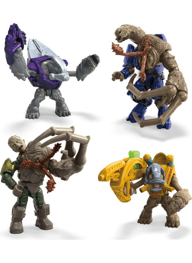 Mega Brands MEGA HALO Action Figures Building Toys Set, Character Pack with 339 Pieces, Poseable Articulation, 2 Inches Tall, Kids or Adult Collectible  - Image 4