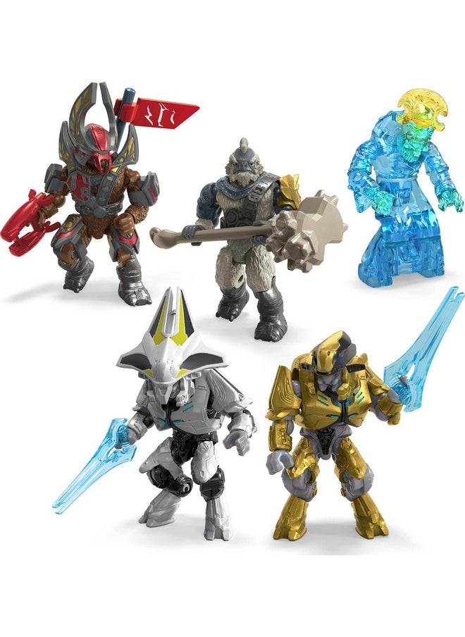 Mega Brands MEGA HALO Action Figures Building Toys Set, Character Pack with 339 Pieces, Poseable Articulation, 2 Inches Tall, Kids or Adult Collectible  - Image 5