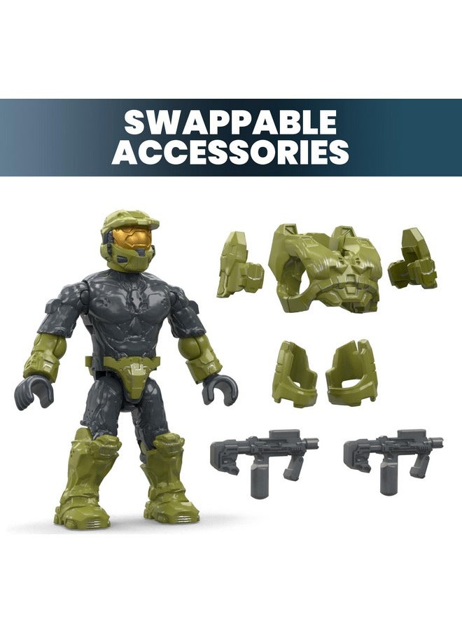Mega Brands MEGA HALO Action Figures Building Toys Set, Character Pack with 339 Pieces, Poseable Articulation, 2 Inches Tall, Kids or Adult Collectible  - Image 2