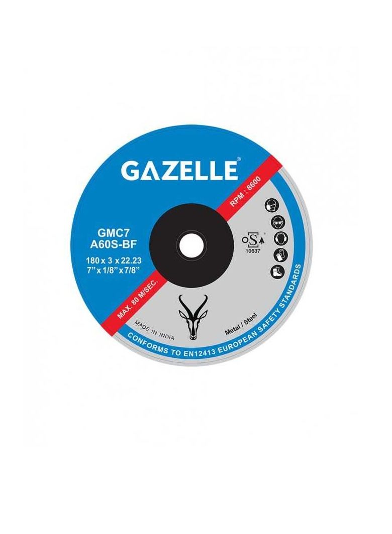 Gazelle Gazelle Metal/Steel Cutting Disc 7" - Image 1