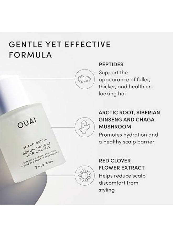 OUAI Scalp Serum for Thicker and Healthier Looking Hair, Balancing, Hydrating Formula for Fuller Looking Hair, 2 Fl Oz - Image 5