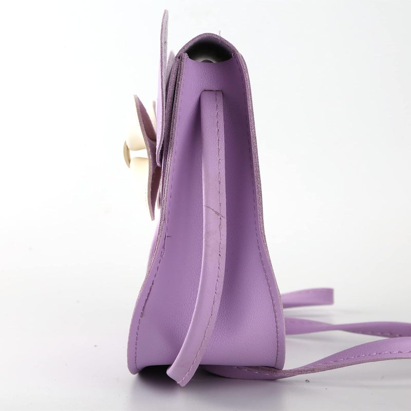 QiMing Little Mouse Ear Bow Crossbody Purse,PU Shoulder Handbag for Kids Girls Toddlers - Image 3