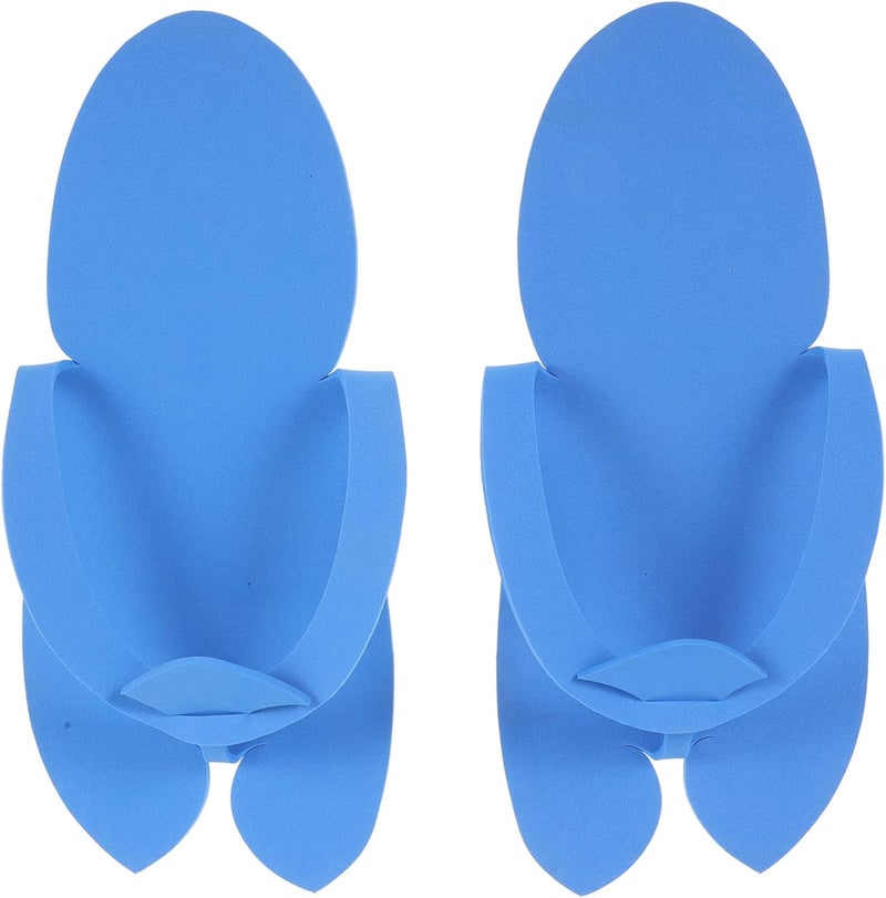 12pairs Disposable Eva Pedicure Salon Slippers Breathable Flip-flops for Women Disposable Footwear for Beach Random Color - Image 1