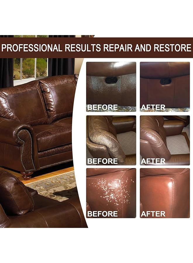 Generic Leather Repair Cream,Leather Recoloring Balm,Leather Restorer,Leather Restoration,Leather Glue For Furniture,Couch,Car Seats,Sofa, Jacket, Black, 2Pc - Image 5