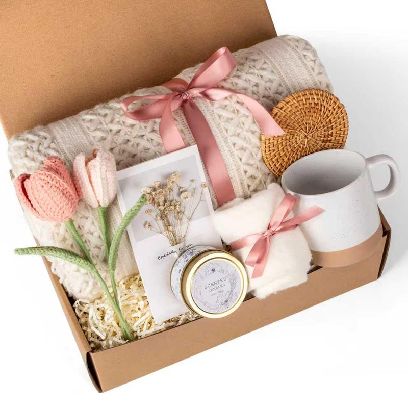 Anforsun Gift Baskets for Women, Birthday Gifts for Women, Self Care Gift Baskets Care Package, Thank You, Get Well, Sympathy Inspirational Friendship Gifts for Mom, Grandma, Sister,Friends, Girls - Image 1