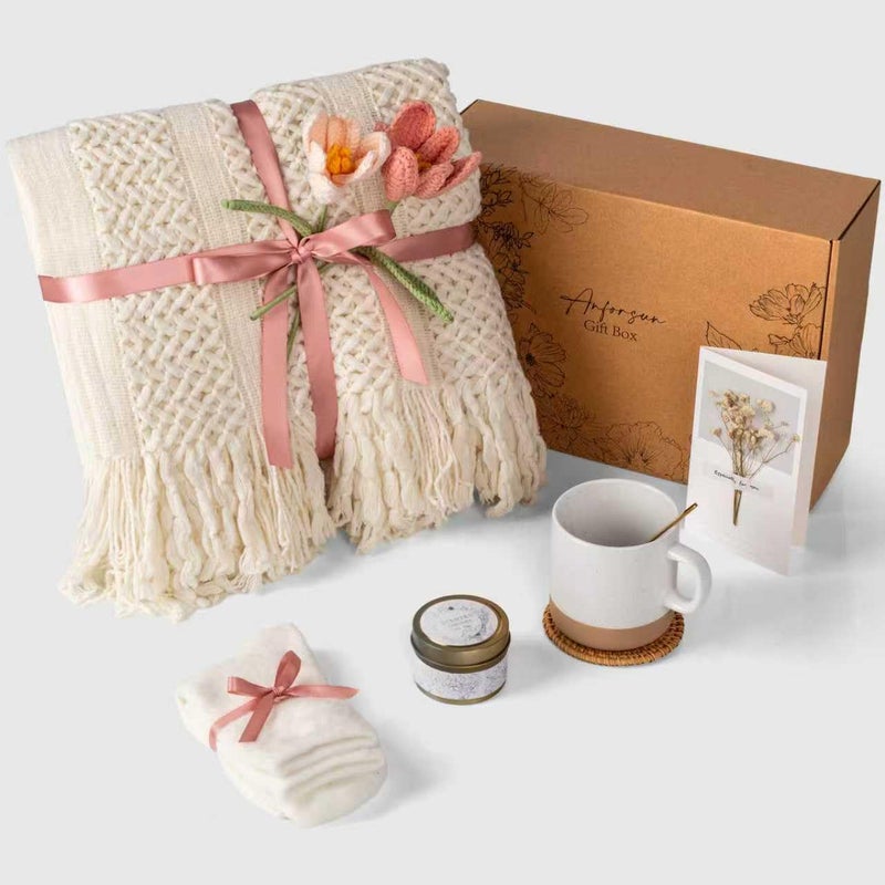 Anforsun Gift Baskets for Women, Birthday Gifts for Women, Self Care Gift Baskets Care Package, Thank You, Get Well, Sympathy Inspirational Friendship Gifts for Mom, Grandma, Sister,Friends, Girls - Image 3
