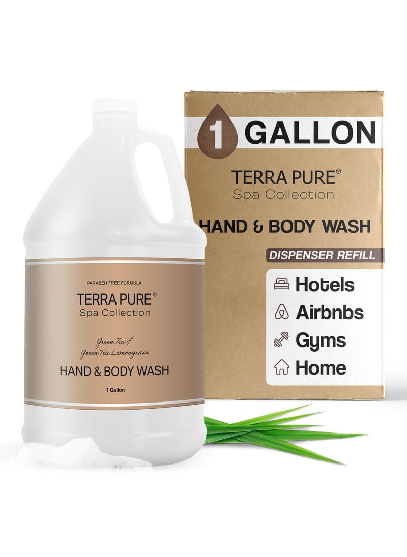 Terra Pure - Terra Pure Hotel Body Wash/Hand Soap | One Gallon | Designed to Refill Soap Dispensers (Set of 1) - Image 1