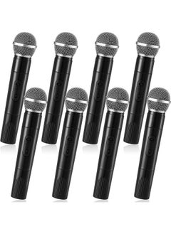 8 Pack Fake Microphone Prop Plastic Toy Microphone Fake Mic Bulk Simulate Speech Practice Plastic Microphone Fun Stage Microphone For Kids Costume Karaoke Props Costume Party Favors