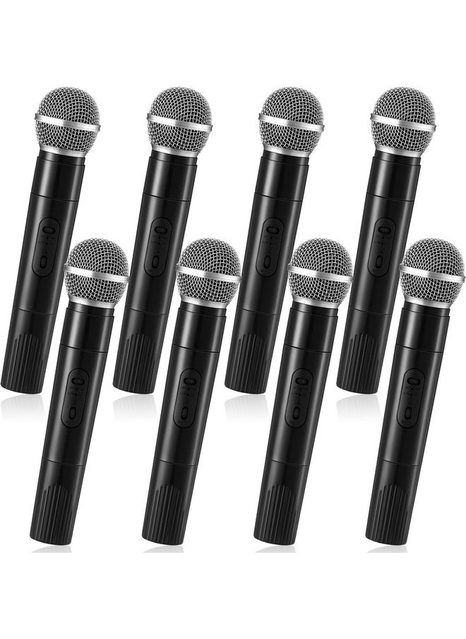 Zubebe - 8 Pack Fake Microphone Prop Plastic Toy Microphone Fake Mic Bulk Simulate Speech Practice Plastic Microphone Fun Stage Microphone For Kids Costume Karaoke Props Costume Party Favors - Image 1