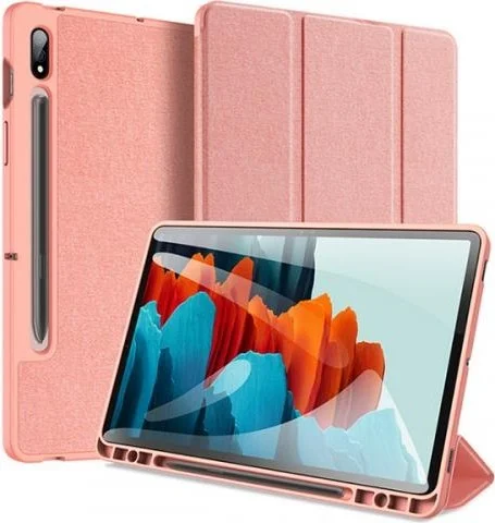 Polham Samsung Galaxy Tab S8 Plus (X800-X806) Tablet Case with Stand, Foldable Case with Pen Holder