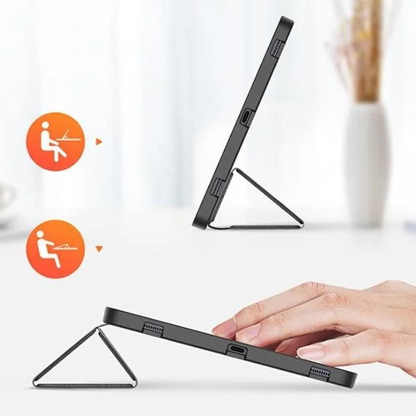 Polham Samsung Galaxy Tab S8 Plus (X800-X806) Tablet Case with Stand, Foldable Case with Pen Holder