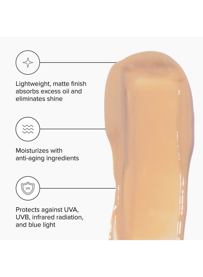 DRMTLGY Matte Universal Tinted Moisturizer SPF 46 – Anti-Aging Tinted Face Sunscreen & Lightweight Makeup with Broad Spectrum UV Protection – Hydrating Skin Care & Face Moisturizer – 1.7 oz - Image 2