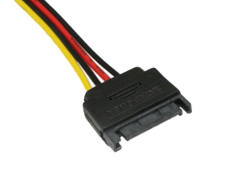 zdyCGTime 8-Inch 4 Pin Floppy Drive to 15 Pin SATA Male Power Cable(2-Pack) - Image 4