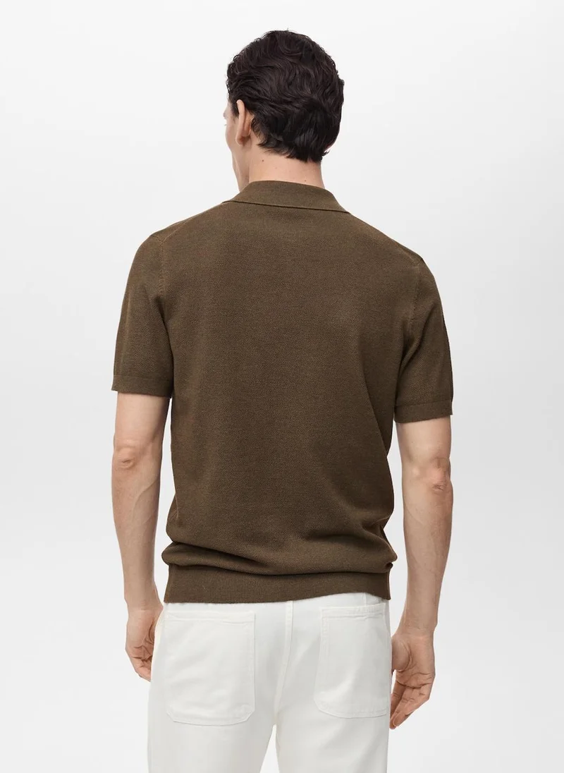 Mango Man Structured Polo